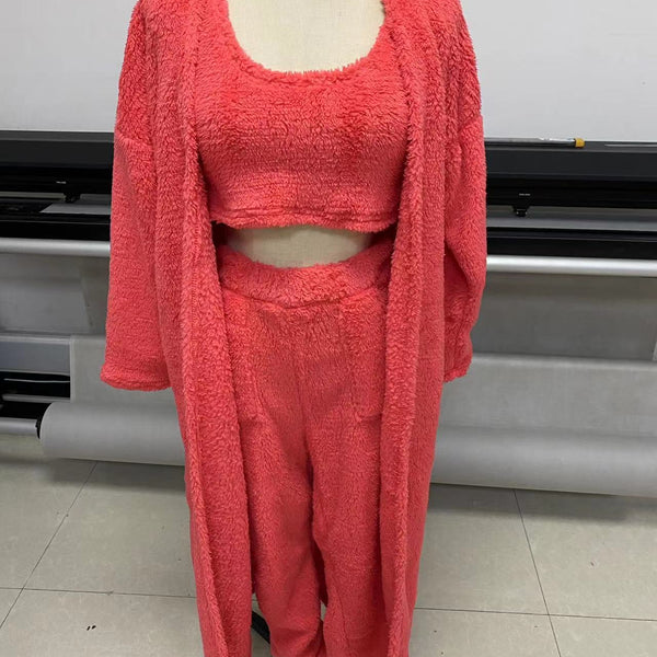 Cozy Pajama Set, 3 Piece Lounge Set