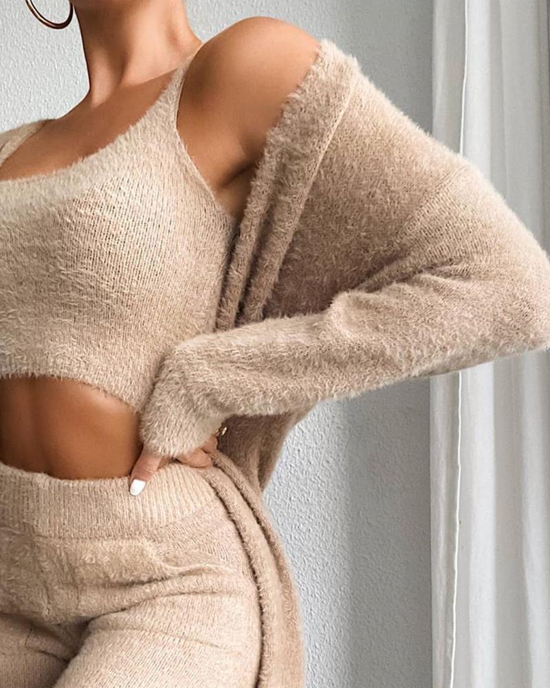 Cozy Pajama Set, 3 Piece Lounge Set