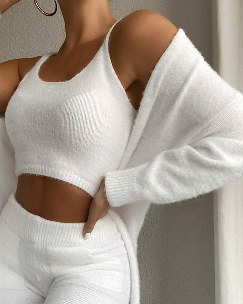 Cozy Pajama Set, 3 Piece Lounge Set